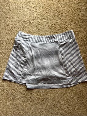 Nike White and Grey Golf Skort